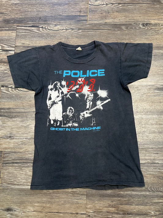 VINTAGE THE POLICE GRAPHIC BAND T-SHIRT (LARGE)