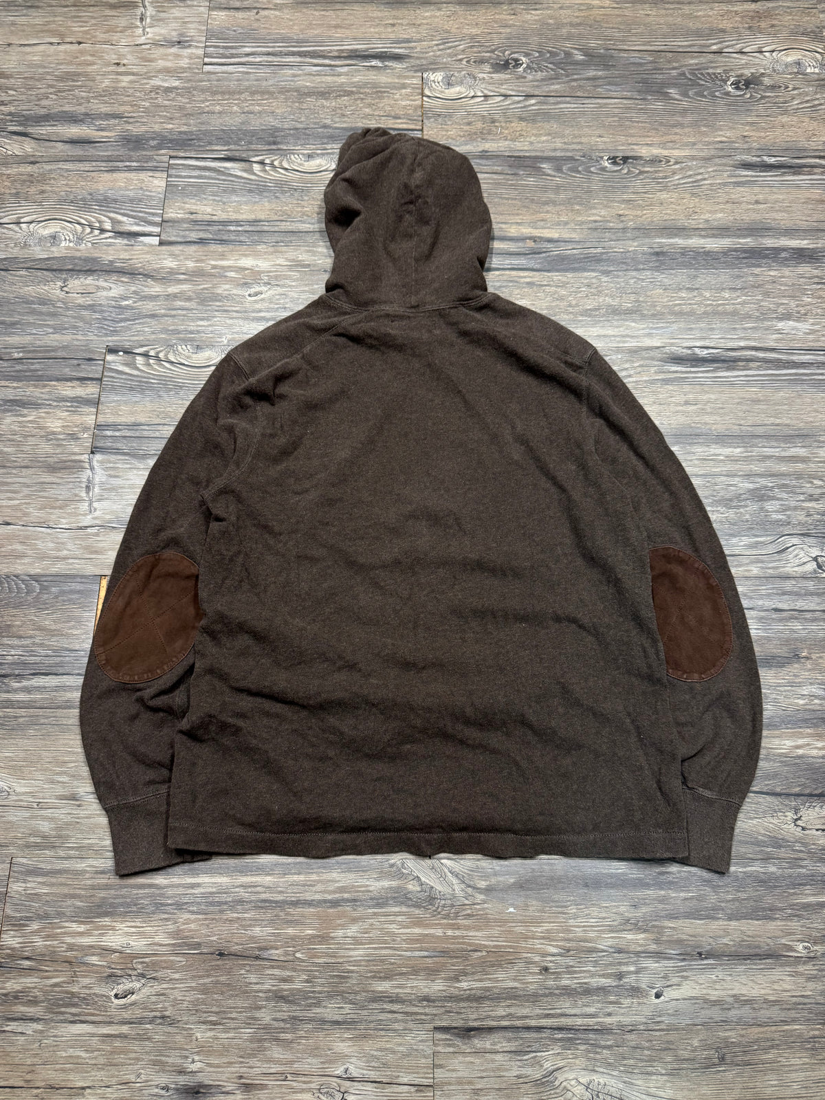 POLO RALPH LAUREN THERMAL KNIT HOODIE (L)