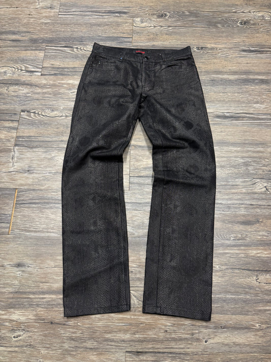 ROBERTO CAVALLI AW2007 OBSCURE PYTHON JEANS (30)