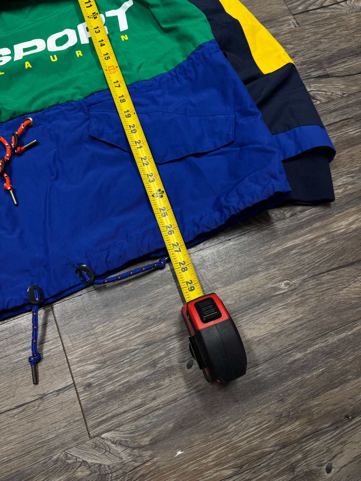 POLO RALPH LAUREN COLORBLOCK OUTDOOR PATCH ANORAK JACKET *RARE (M)