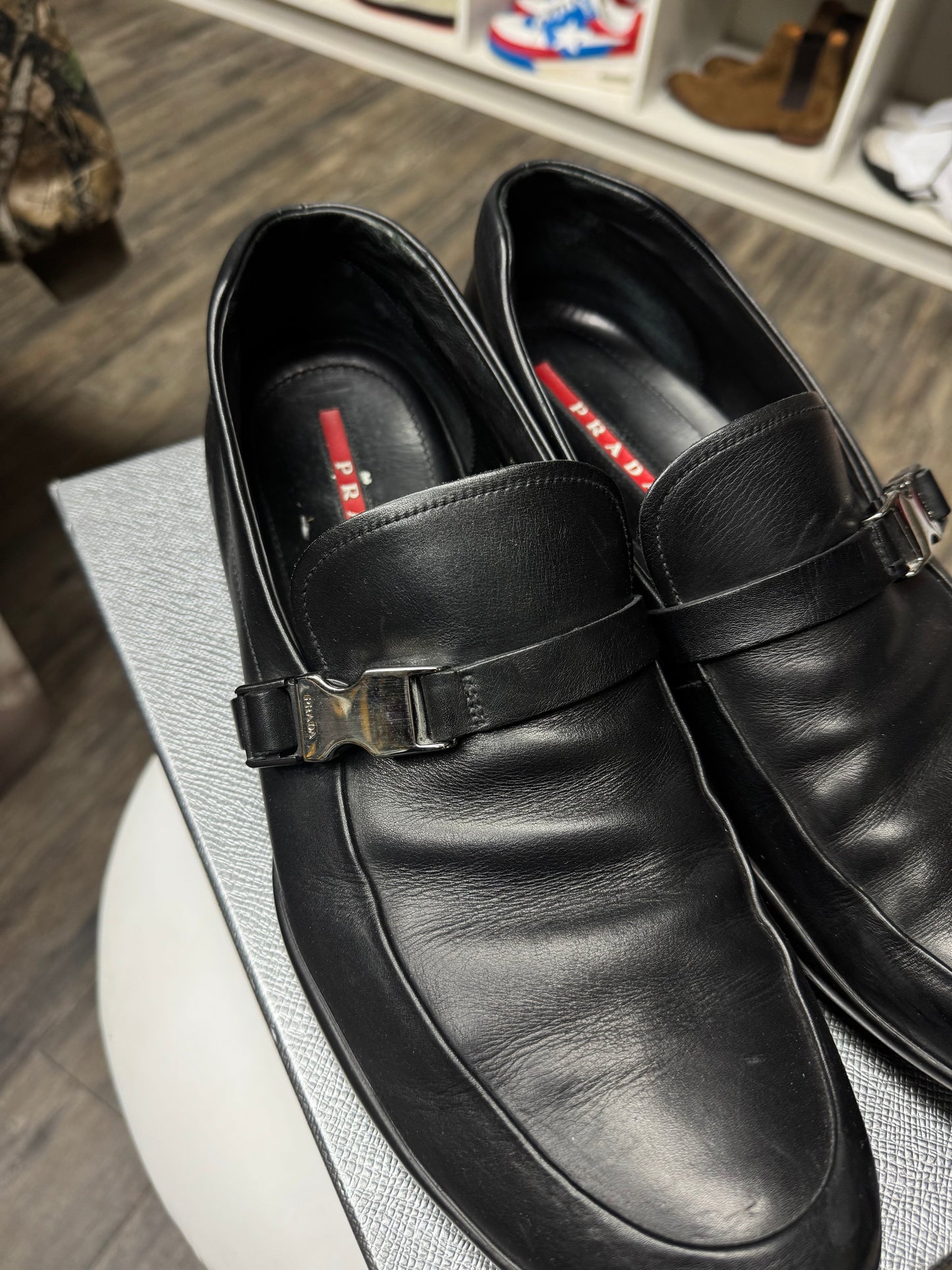 PRADA BUCKLE LOAFERS (12)