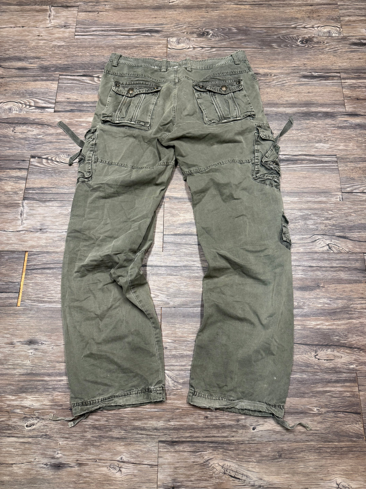 WANG CHENG RAVE STYLE CARGO PANTS (36)