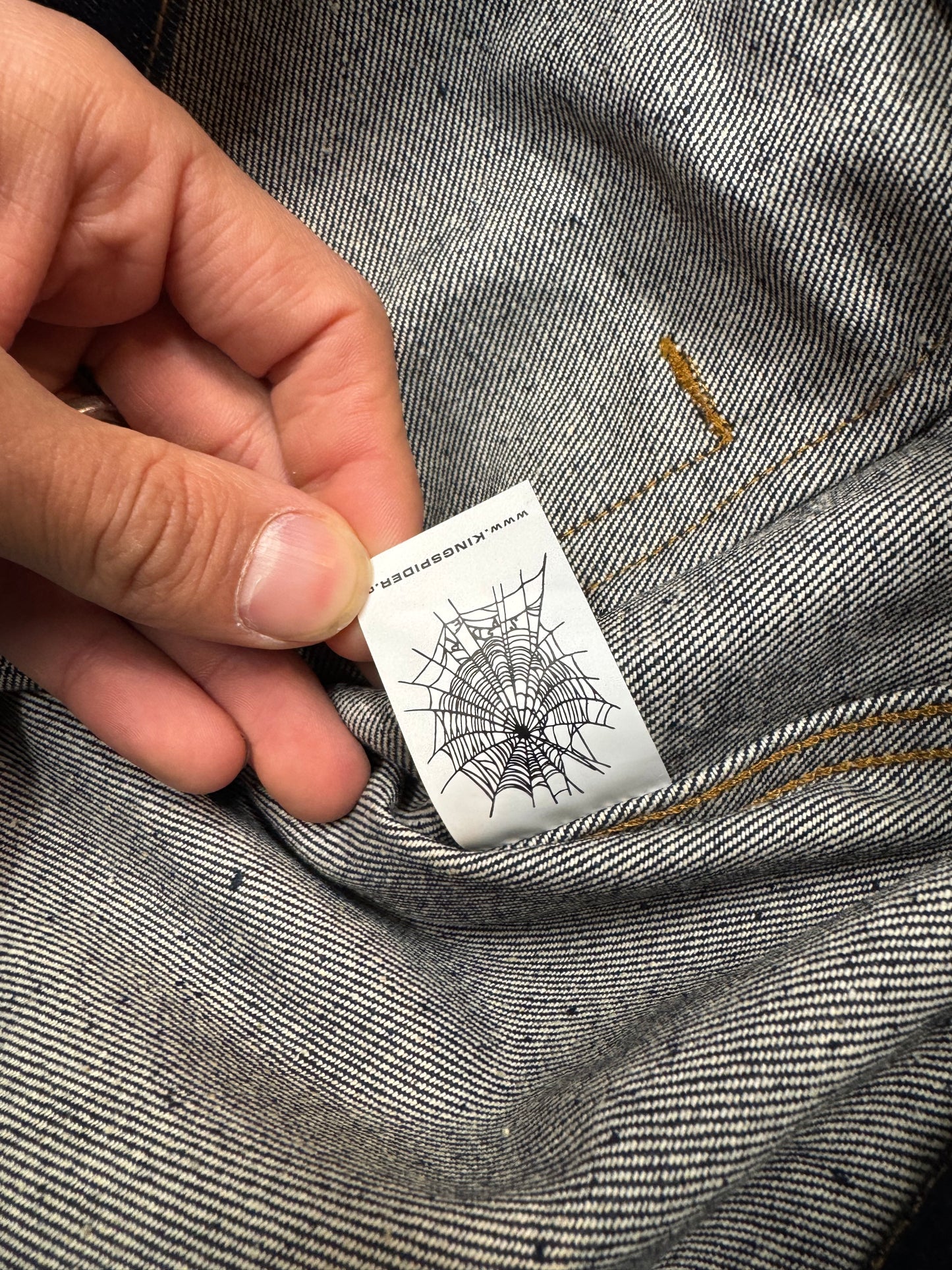 SPIDER DENIM JACKET (UNRELEASED) (XL)