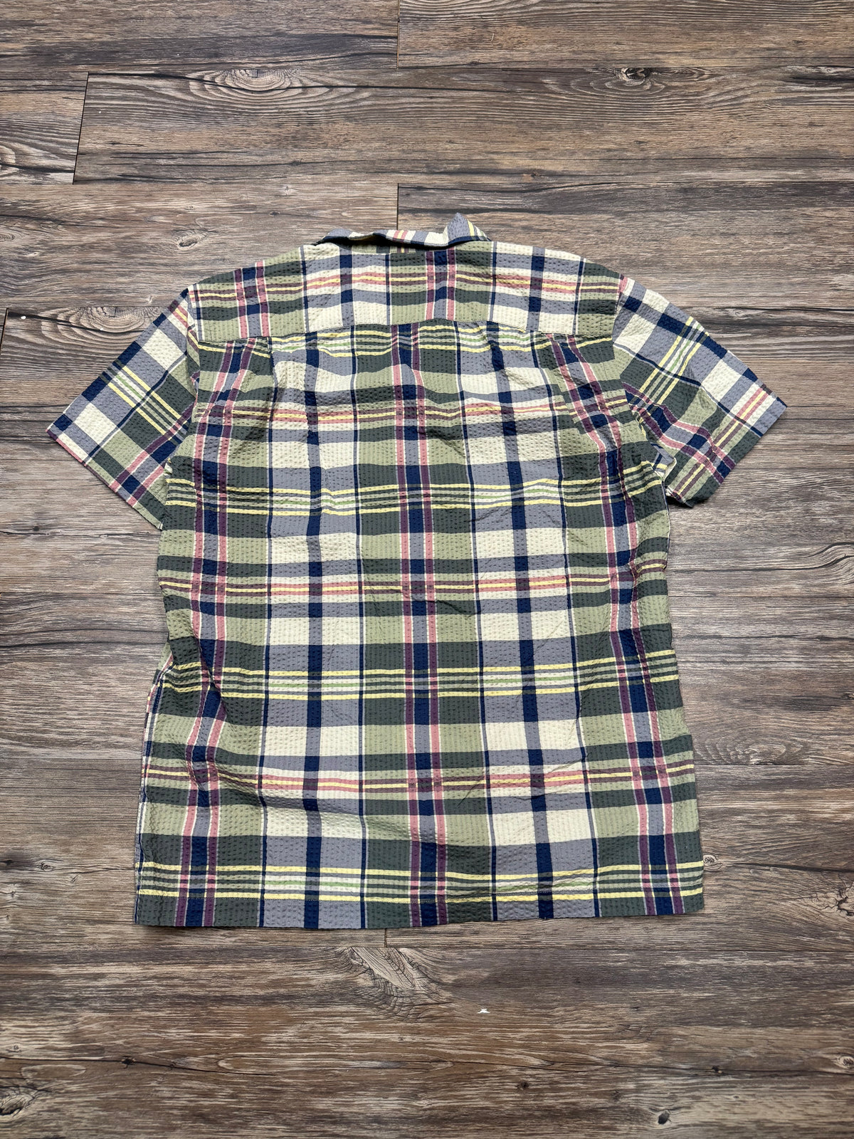RRL PLAID BUTTON UP SHIRT (S)