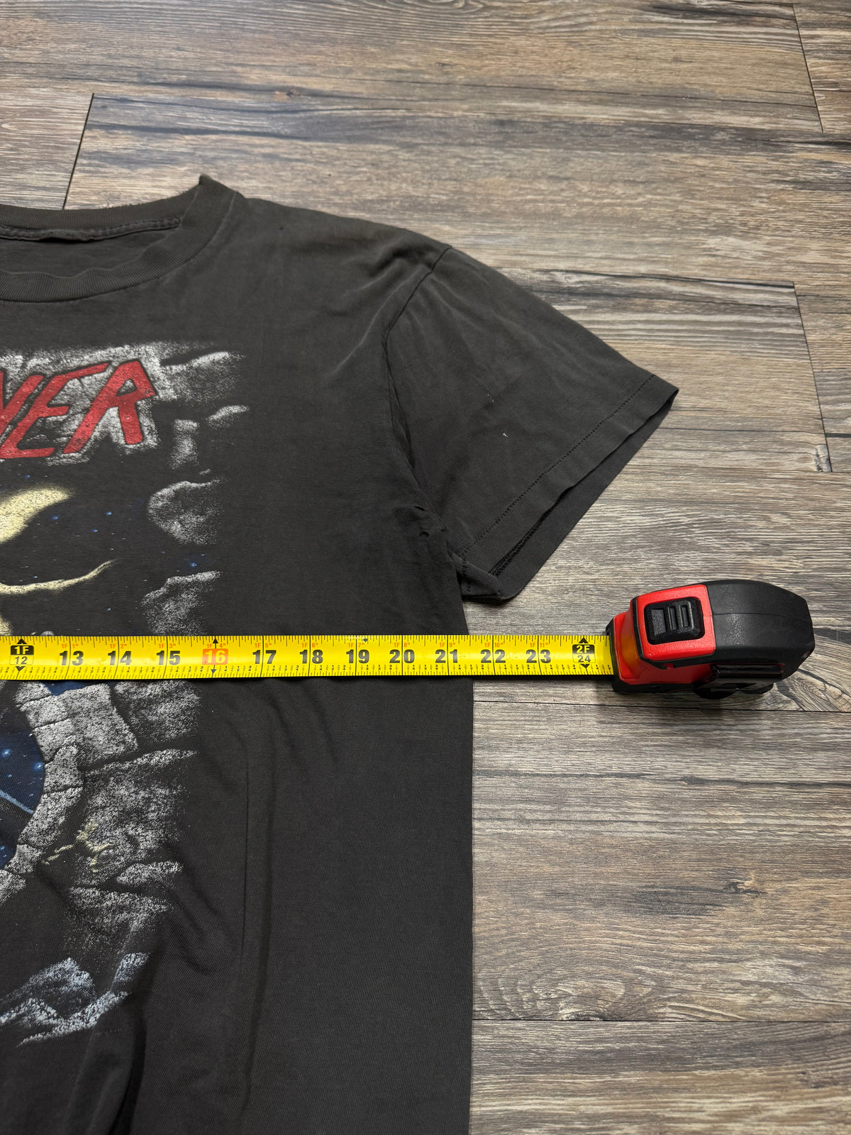 1995 LIVE INTRUSION WINGED SKULL CROPPED T-SHIRT (M)