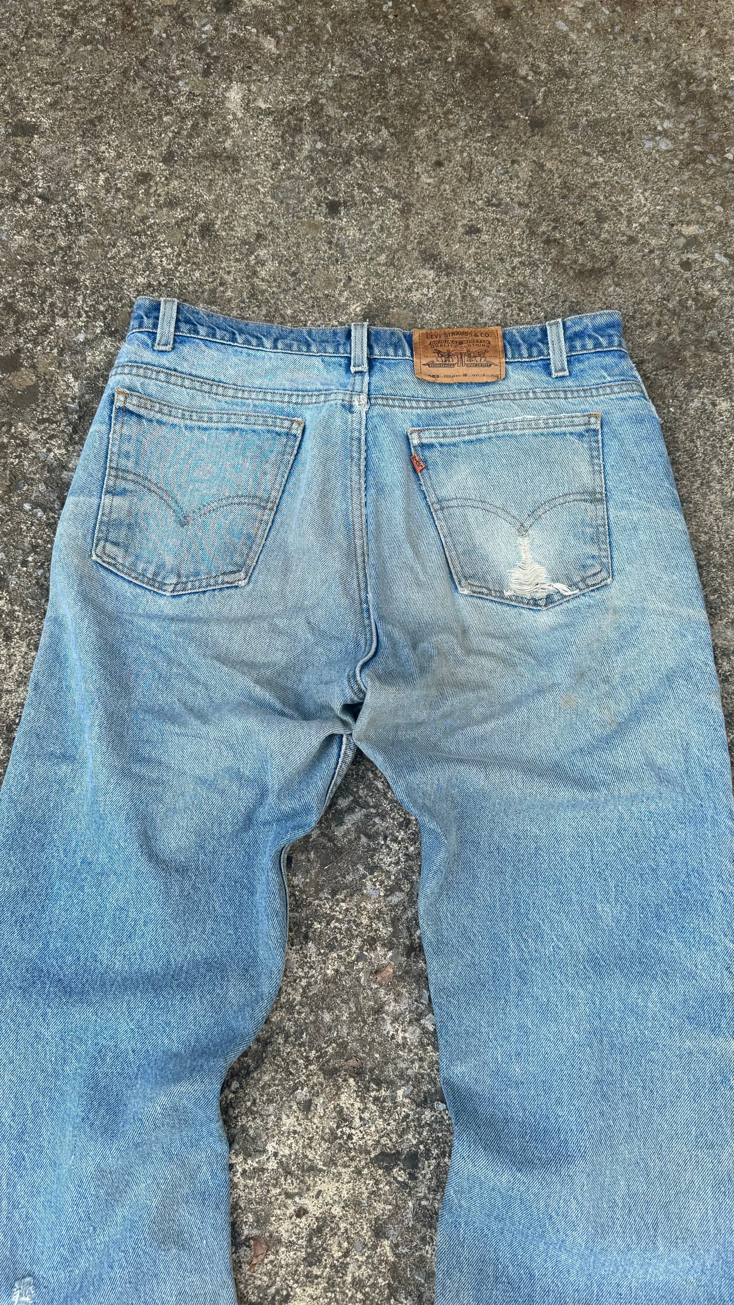 LEVI'S ORANGE TAB STRAIGHT CUT DENIM (36)