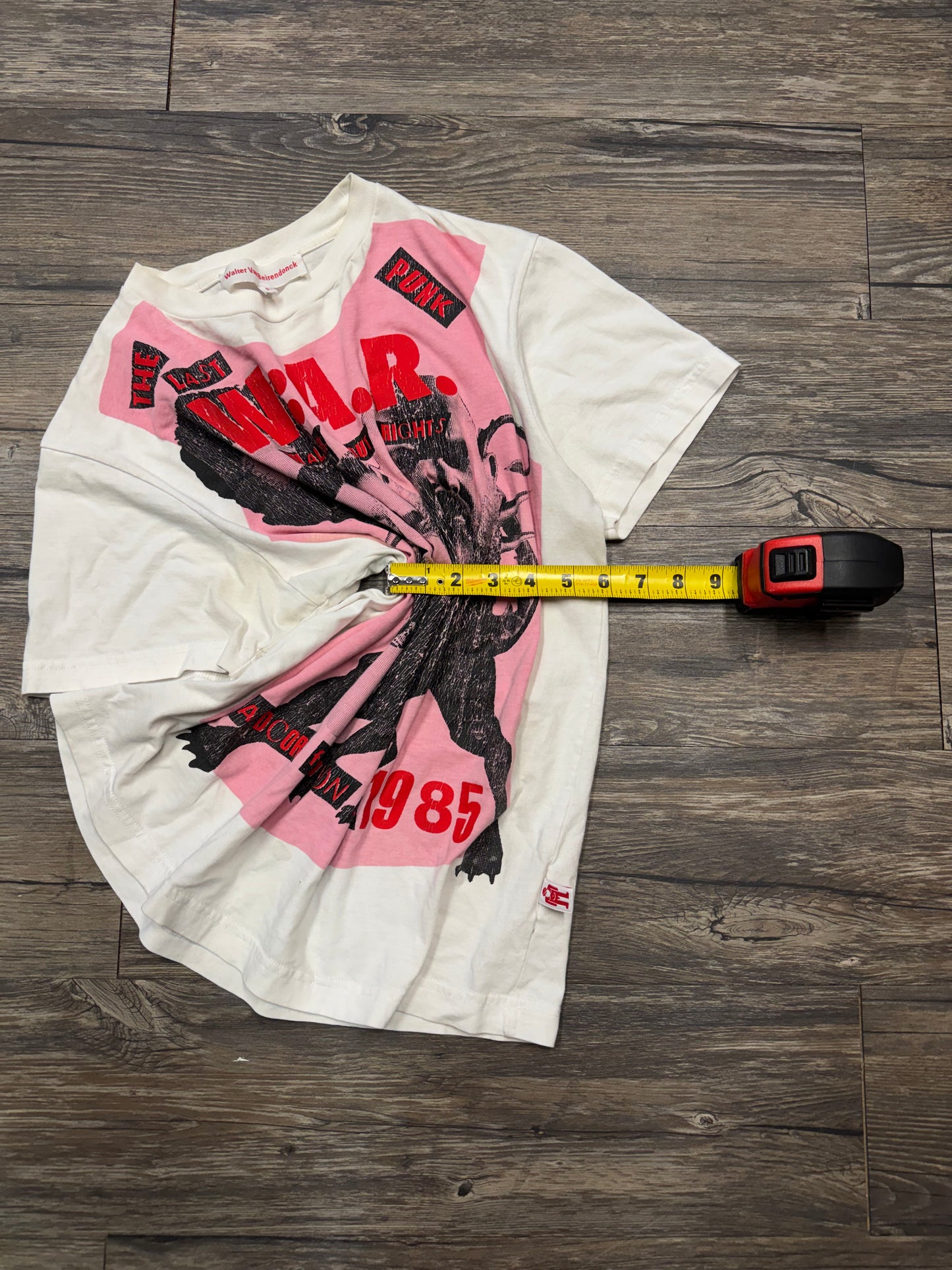 WALTER VAN BEIRENDOCK PUNK WAR TEE (M)