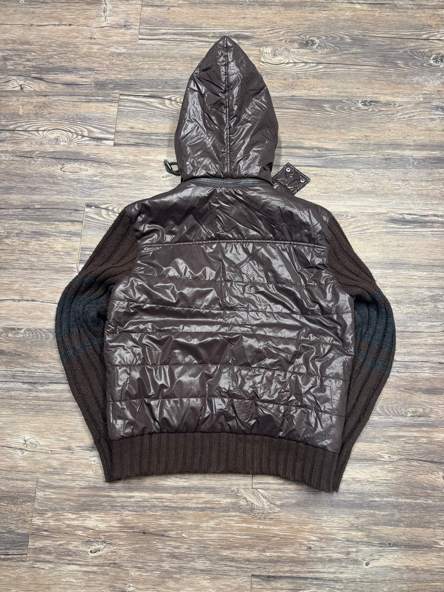 DOLCE & GABBANA AW08 HYBRID PUFFER ZIP UP JACKET (M-L)