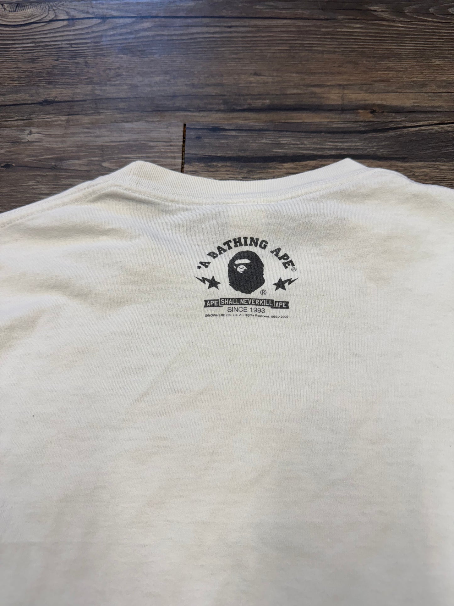 BAPE ASNKA GRAPHIC TEE (L)