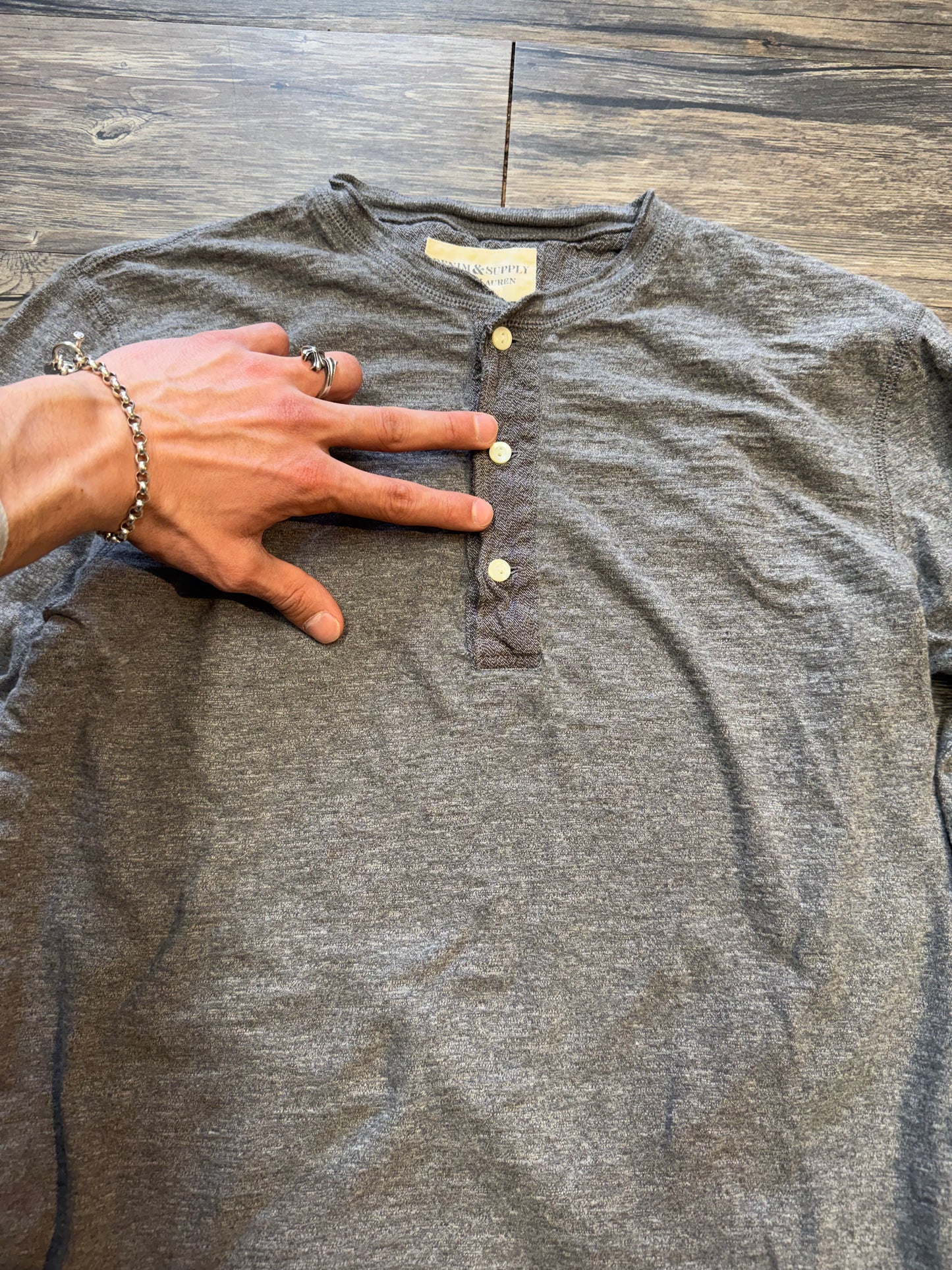 RALPH LAUREN DENIM & SUPPLY HENLEY (M)