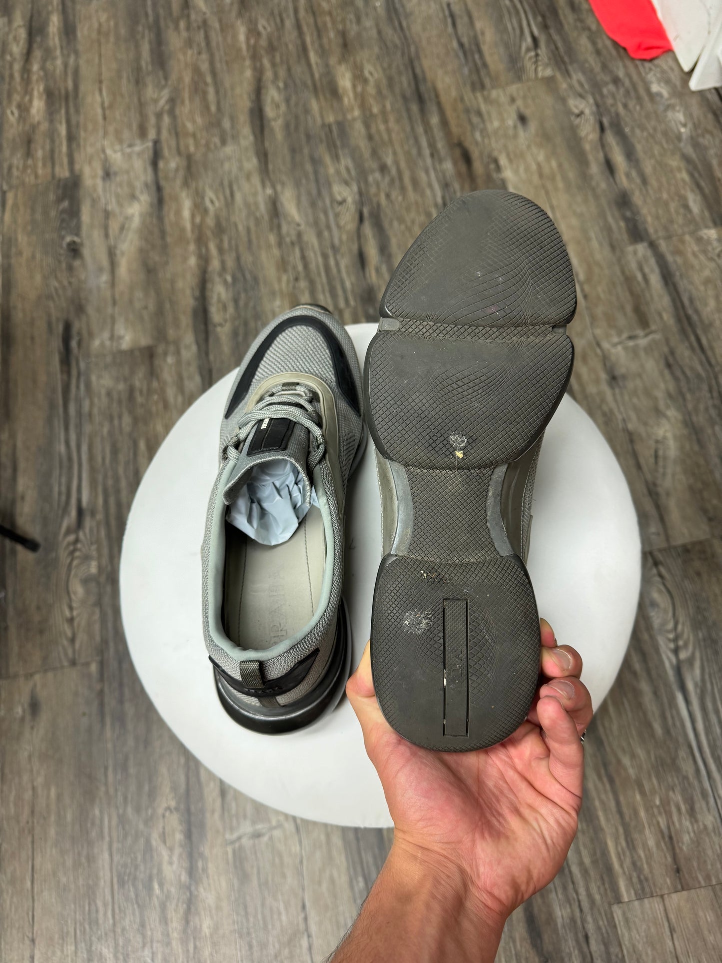 PRADA CLOUD BUST MESH SNEAKERS (10)