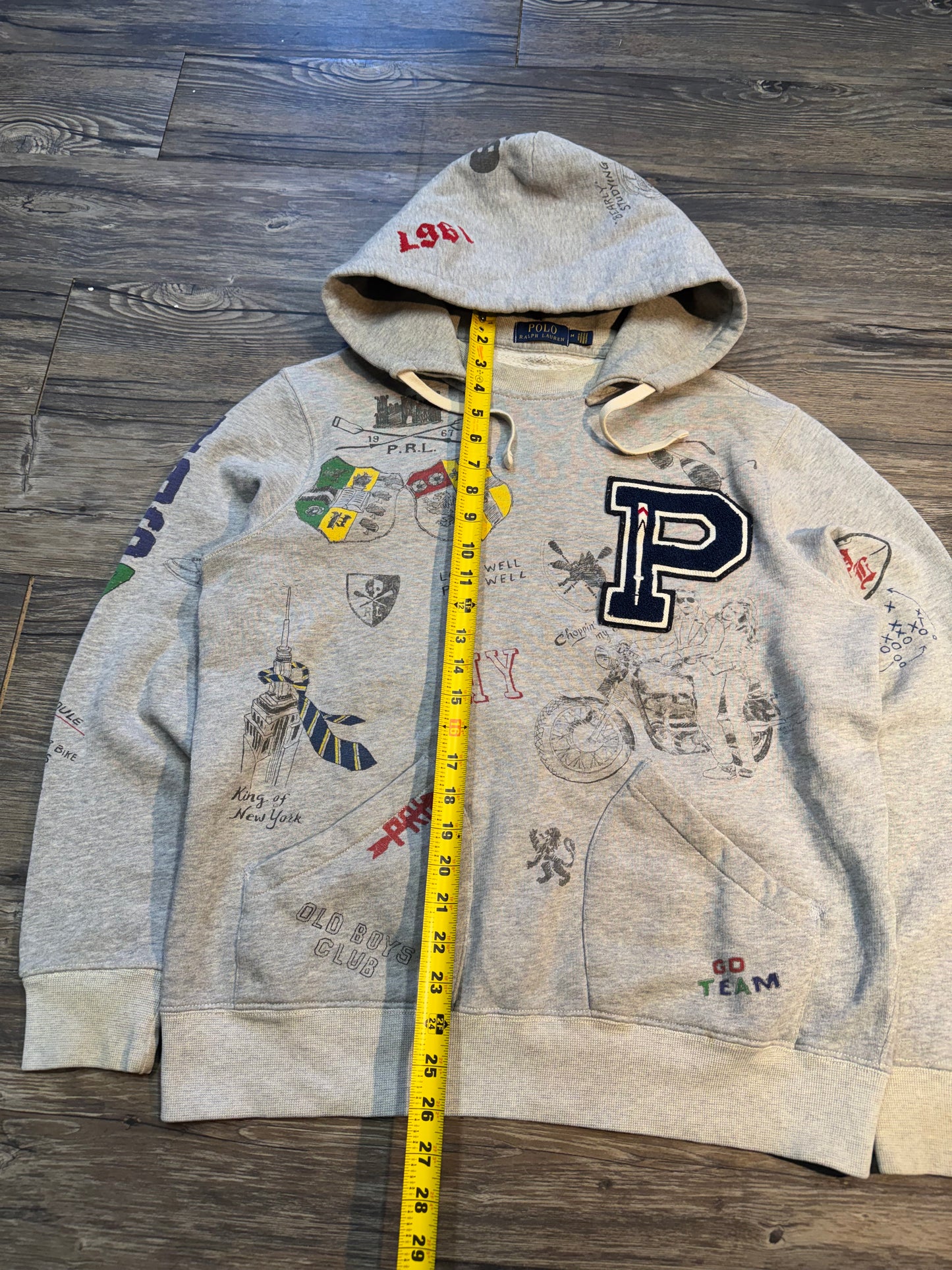 POLO RALPH LAUREN SENIOR CORDS HOODIE (M)