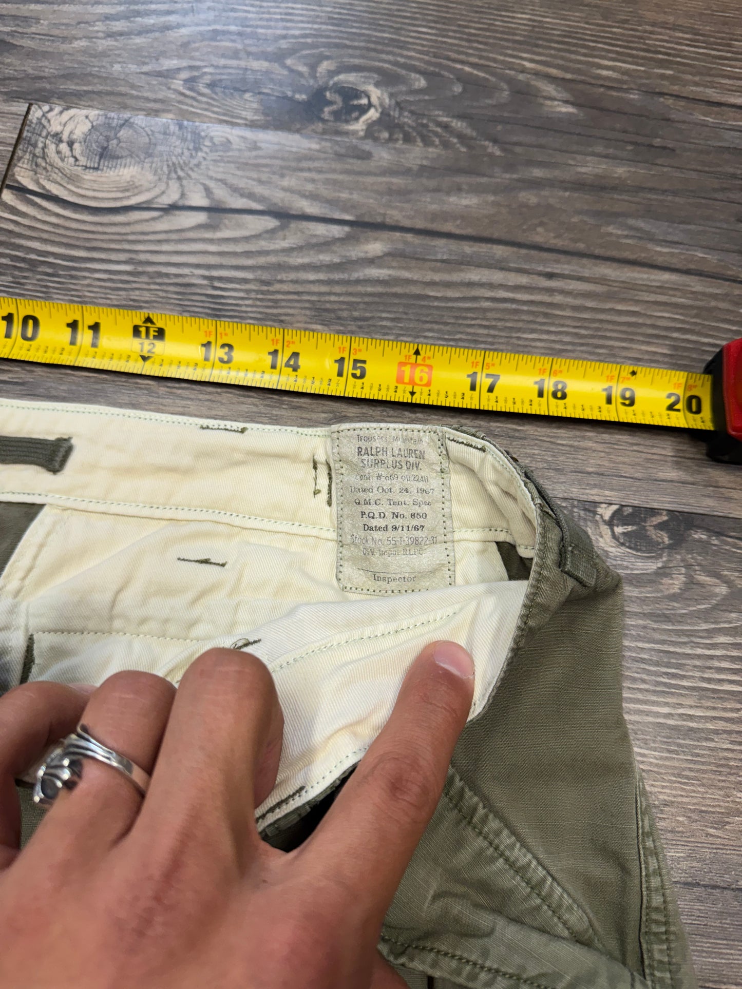 POLO RALPH LAUREN MILITARY CARGO PANTS (28)