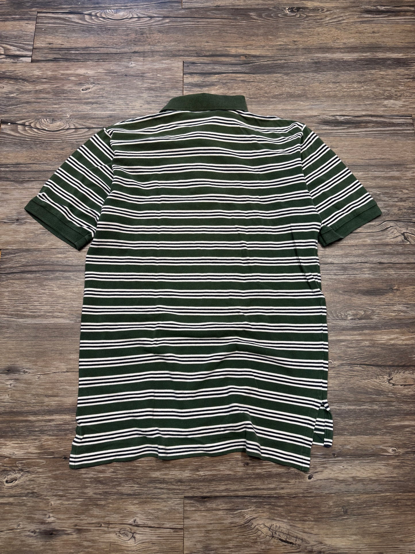 POLO RALPH LAUREN STRIPED GREEN POLO (S)