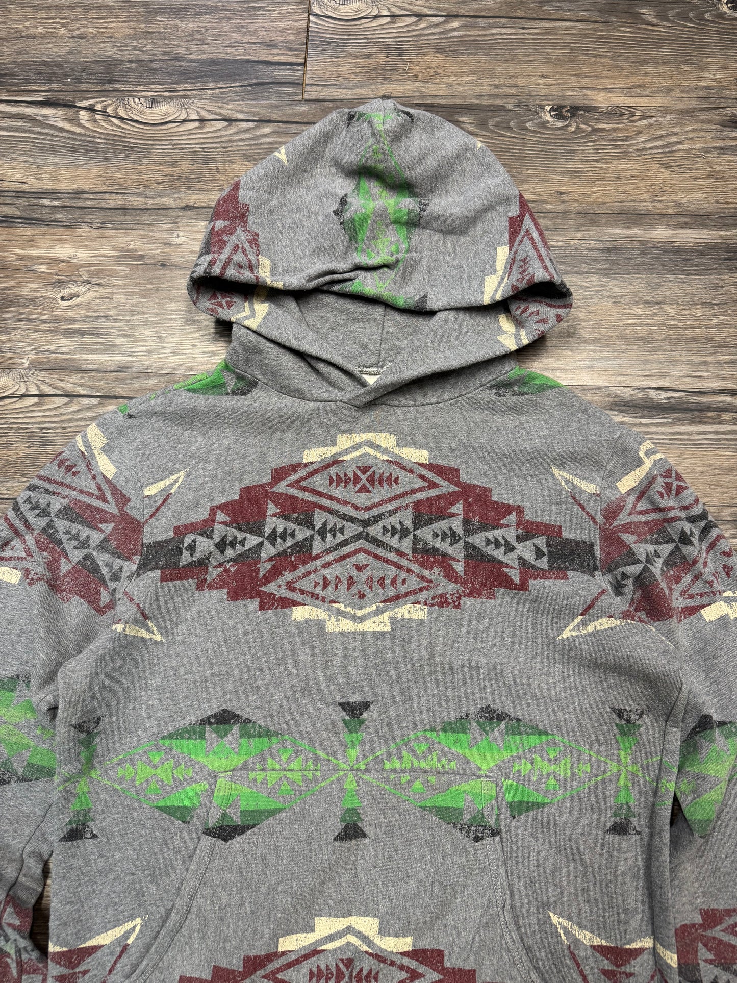 RALPH LAUREN DENIM & SUPPLY AZTEC HOODIE (M)