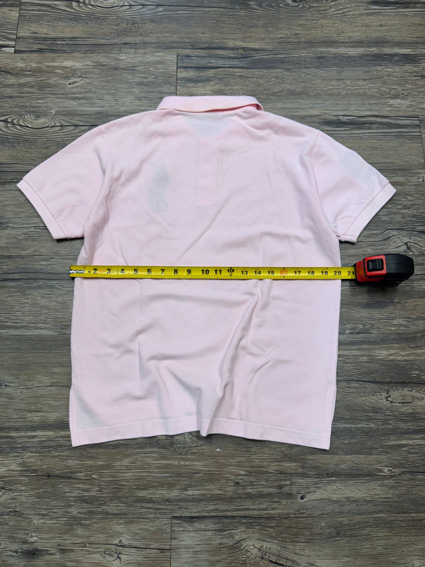 RALPH LAUREN BABY PINK BIG PONY POLO (M)