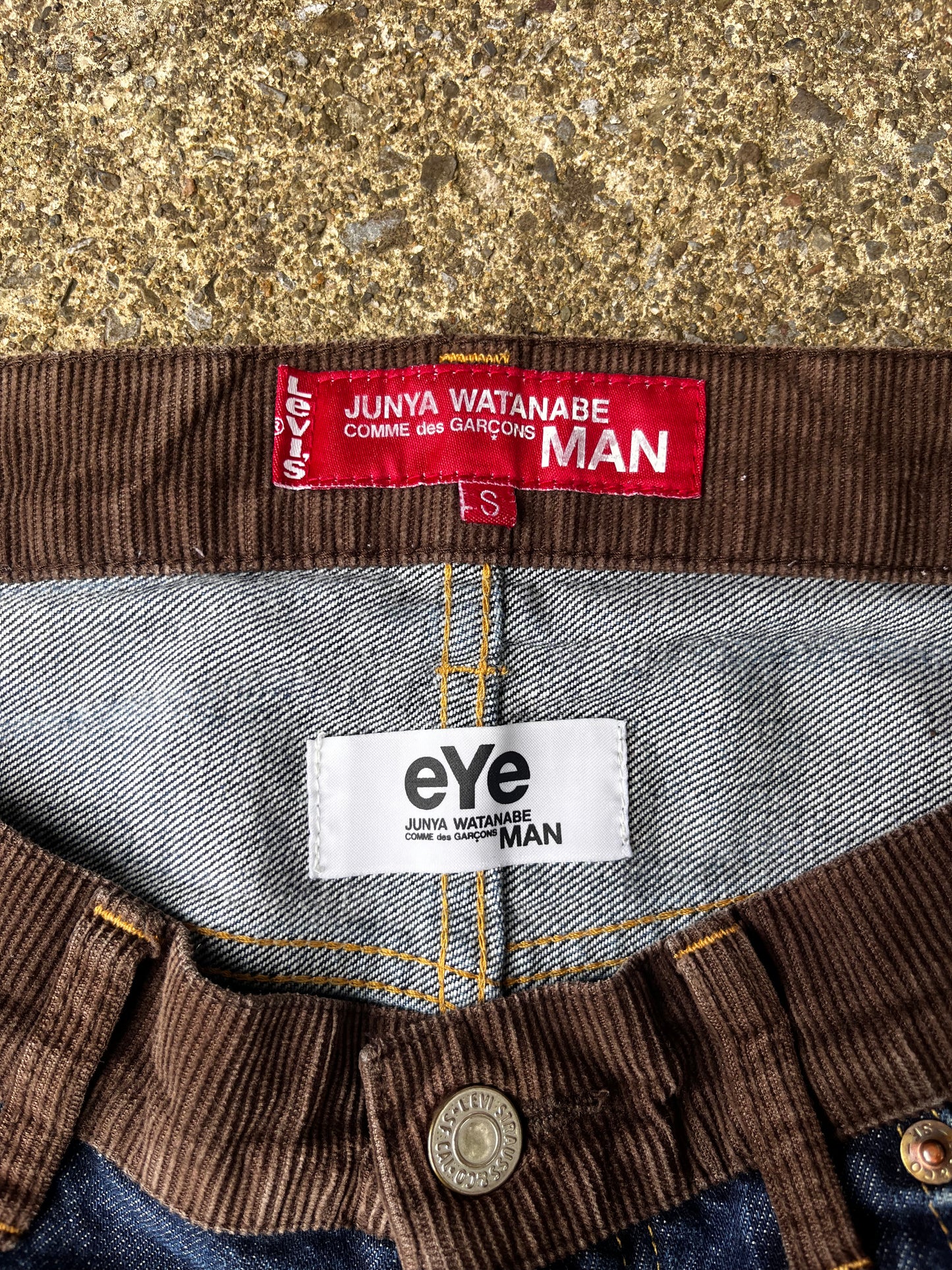 JUNYA WATANABE EYE LEVI'S DOUBLE KNEE DENIM (S)
