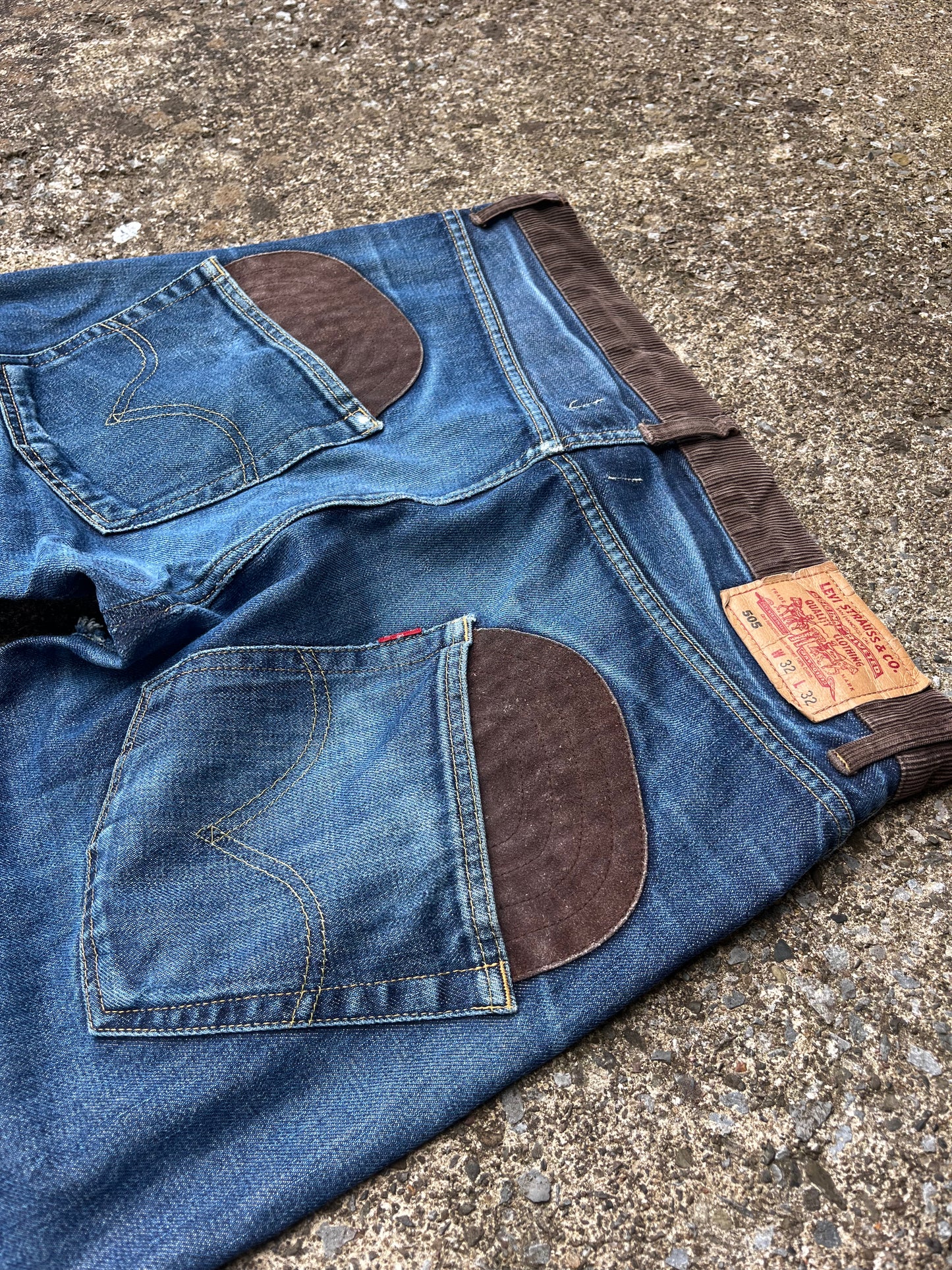 JUNYA WATANABE EYE LEVI'S DOUBLE KNEE DENIM (S)