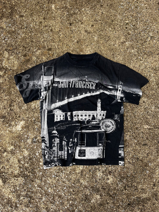 VINTAGE SAN FRANCISCO AOP TEE (LARGE)