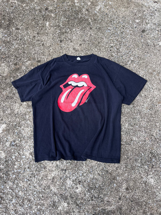 VINTAGE ROLLING STONES LIPS TEE (L)