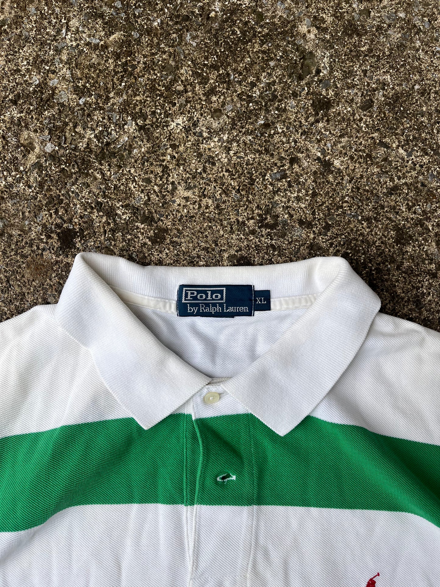 VINTAGE STRIPED RALPH LAUREN POLO (XL)