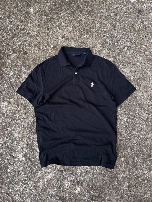 VINTAGE BLACK RALPH LAUREN POLO (M)