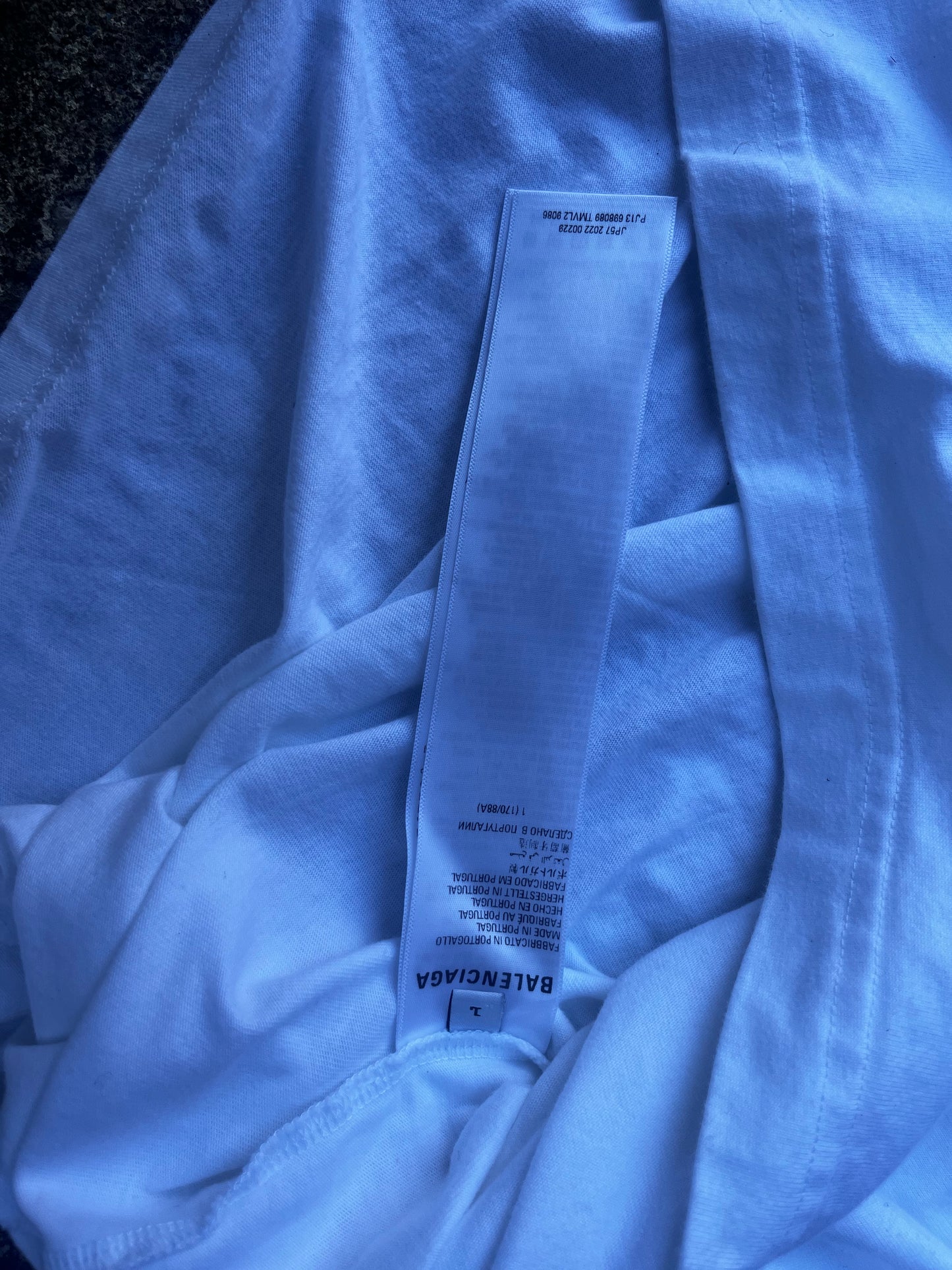 BALENCIAGA WFP DOUBLE SLEEVE TEE (L)