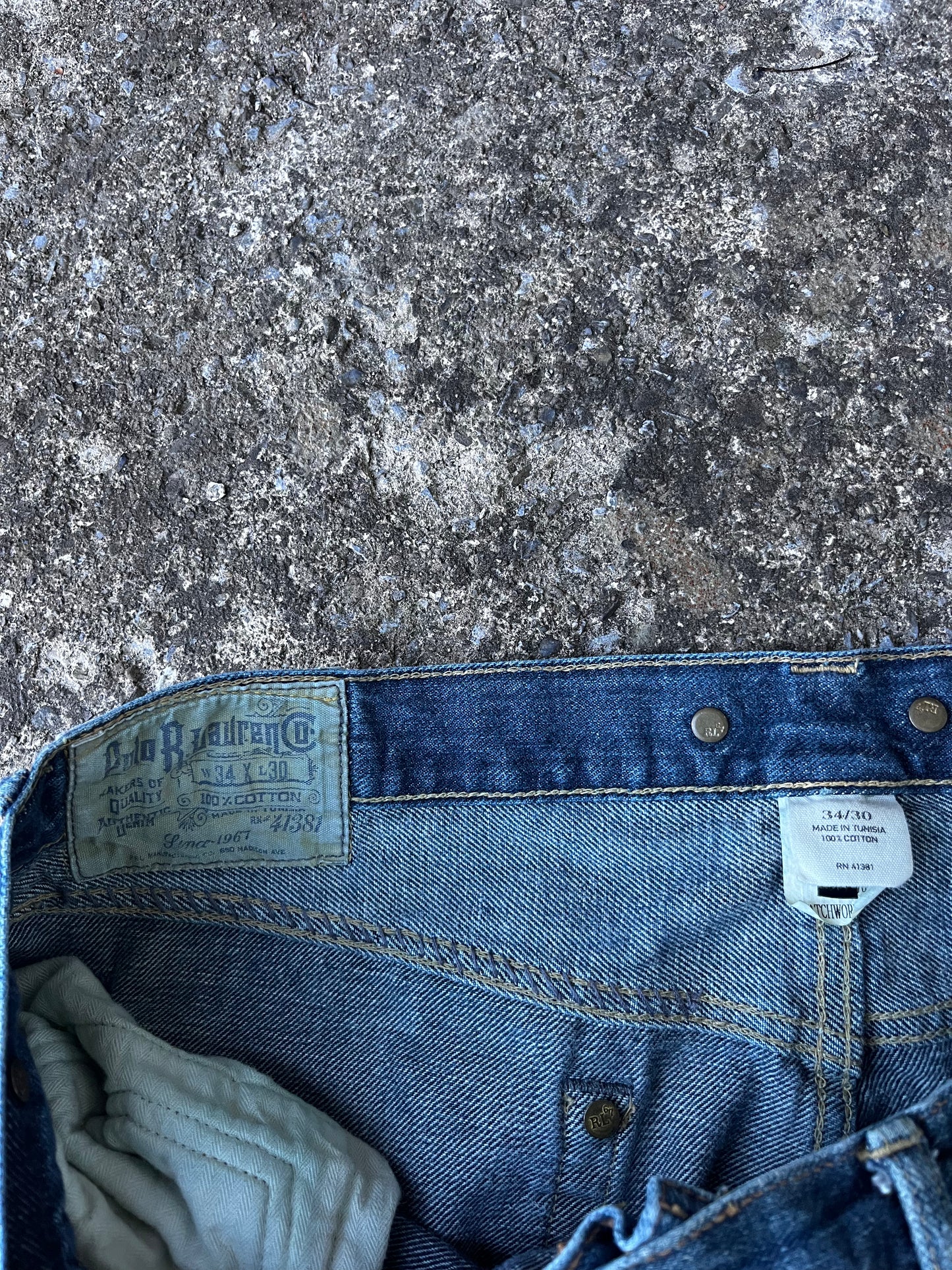 RALPH LAUREN PATCHWORK DENIM (34)
