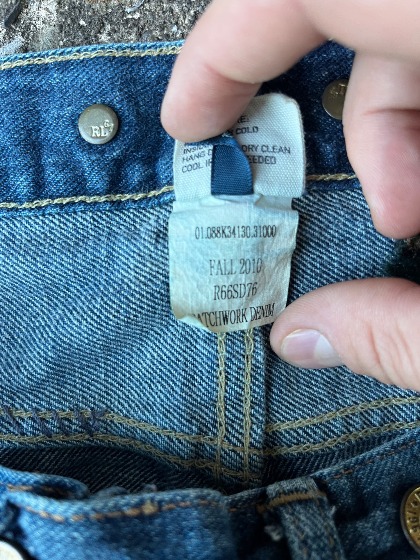 RALPH LAUREN PATCHWORK DENIM (34)