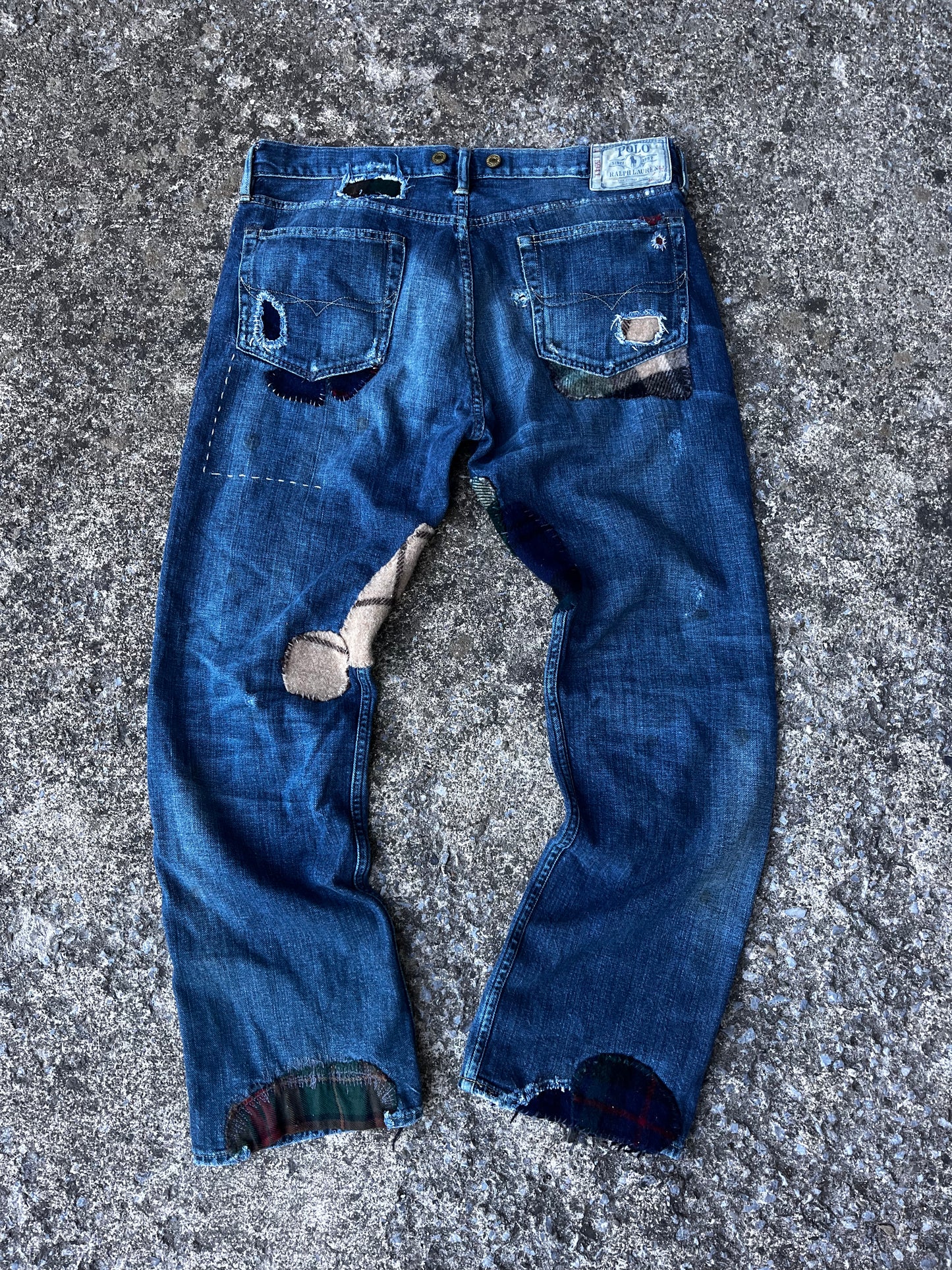 RALPH LAUREN PATCHWORK DENIM (34)