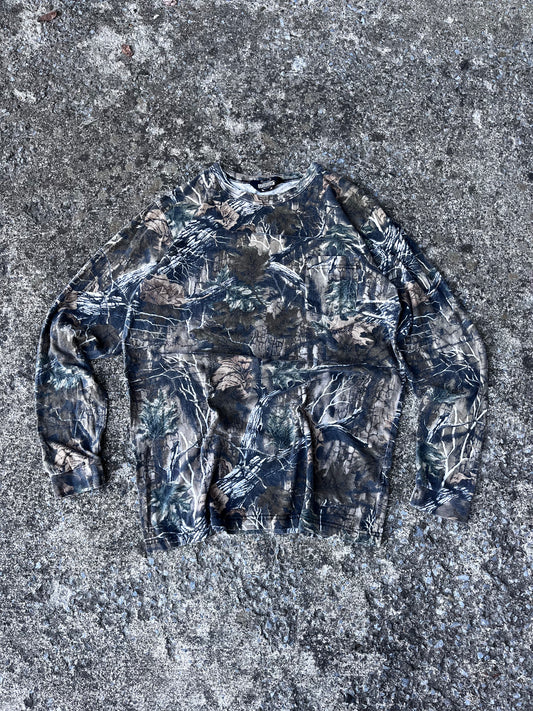 VINTAGE CAMO LONGSLEEVE TEE (L)