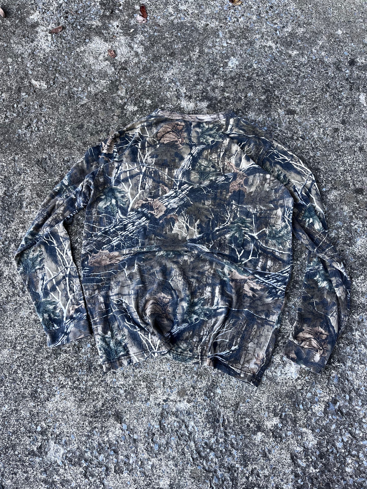 VINTAGE CAMO LONGSLEEVE TEE (L)