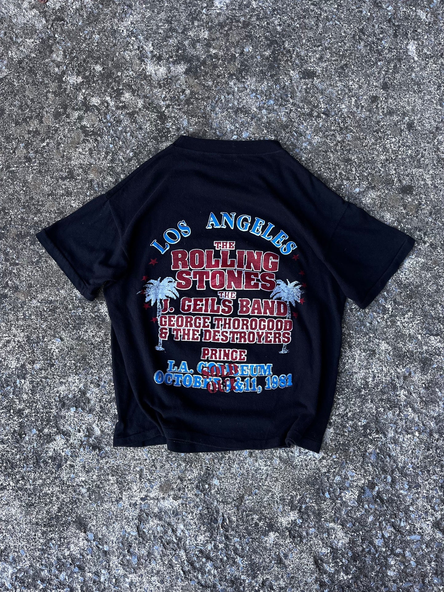 1981 ROLLING STONES BAND TEE (S)