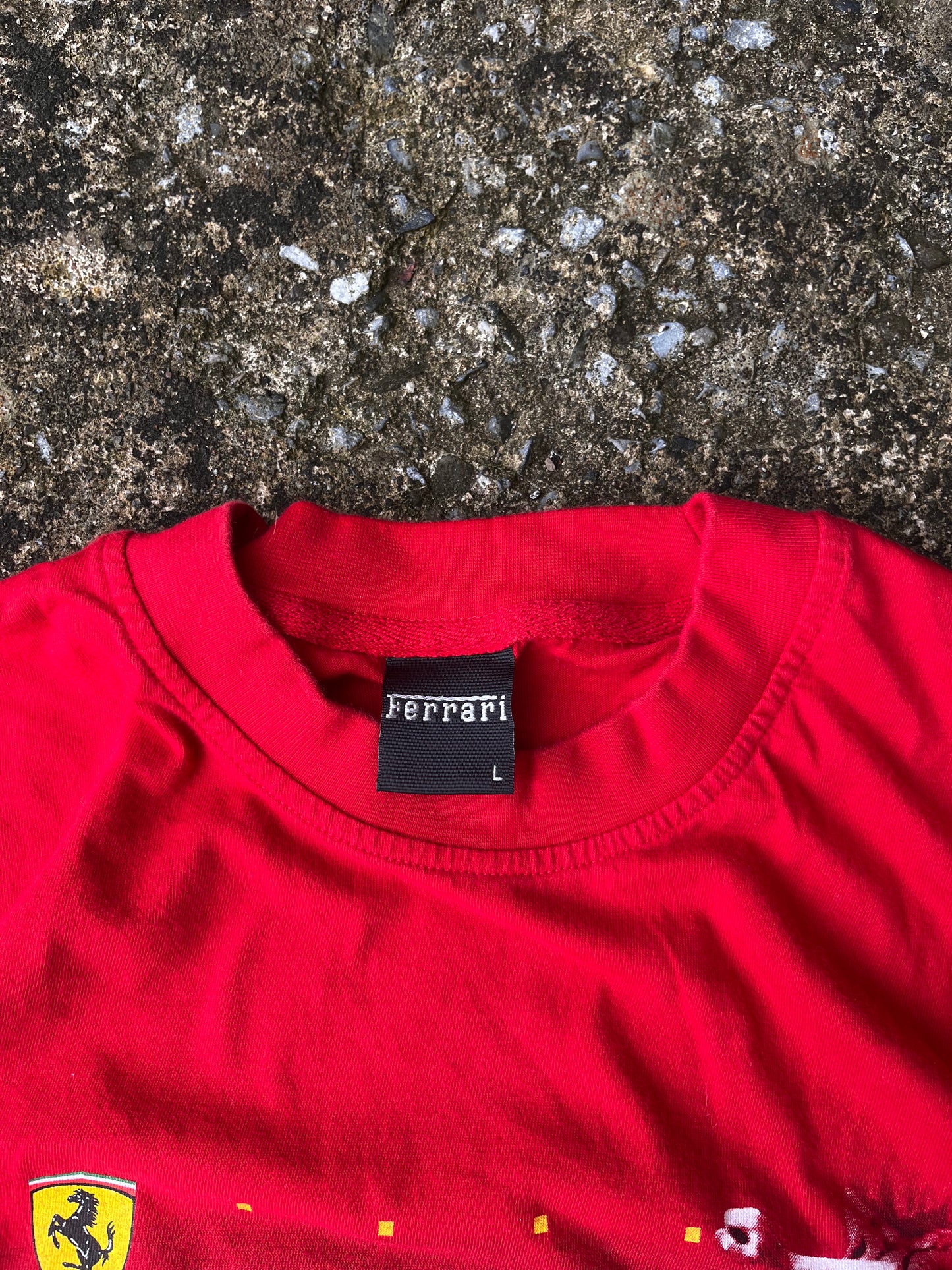 VINTAGE FERRARI RACING TEE (L)