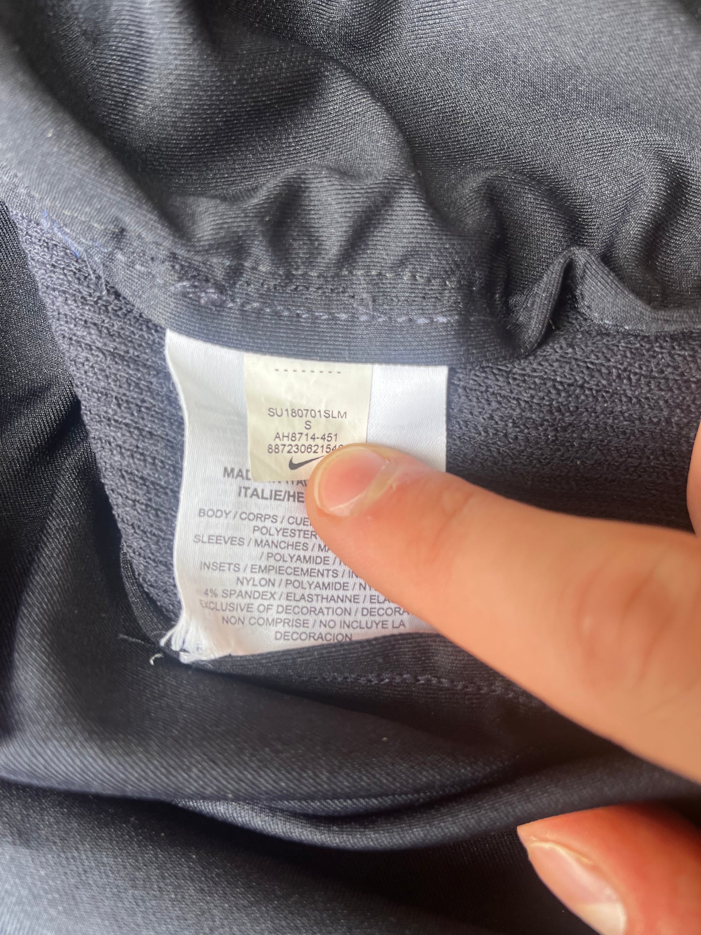 KIM JONES X NIKE DECONSTRUCTED JERSEY (S)