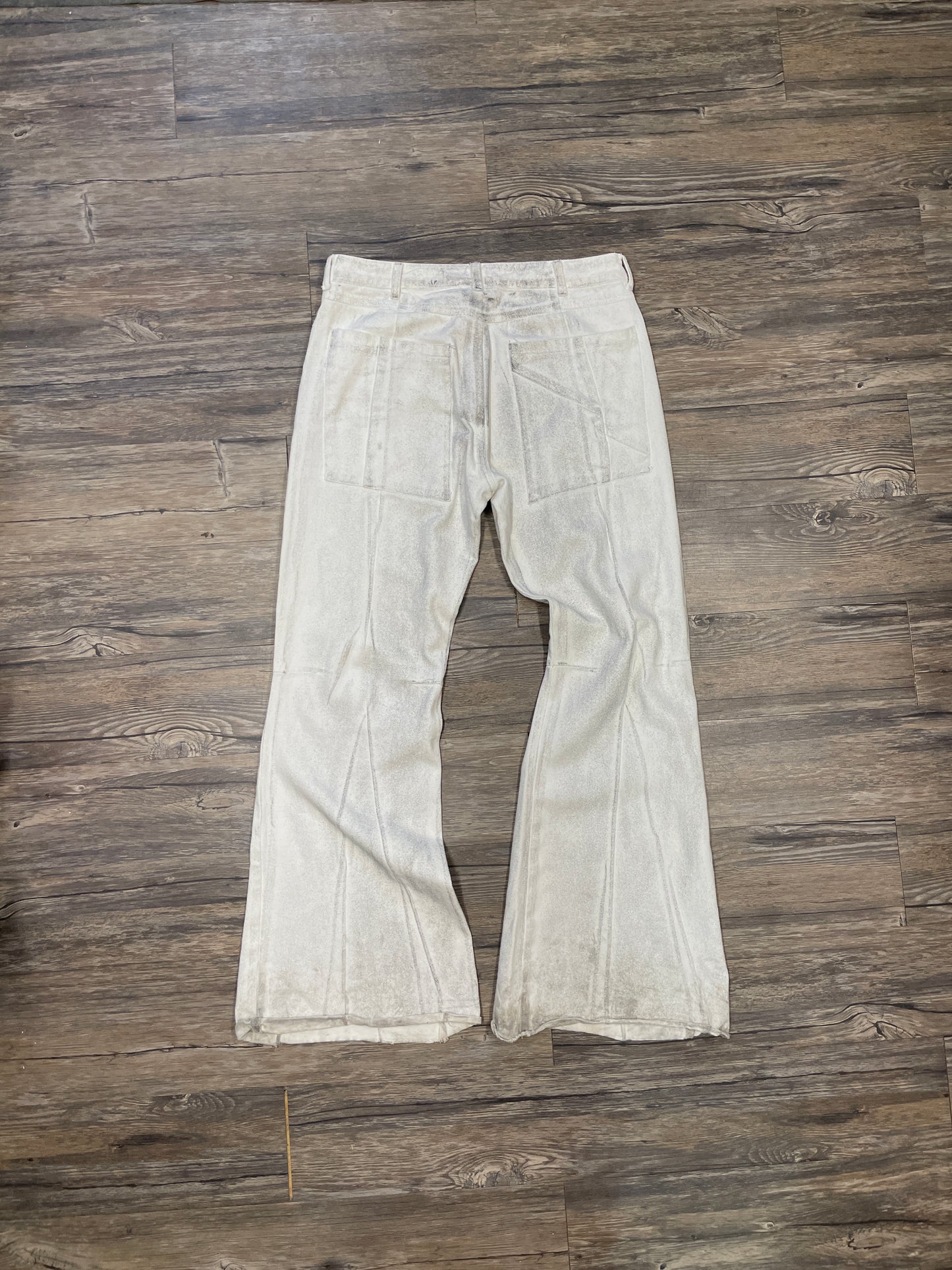 NICHOLAS LEE WHITE FLARED DENIM (34)
