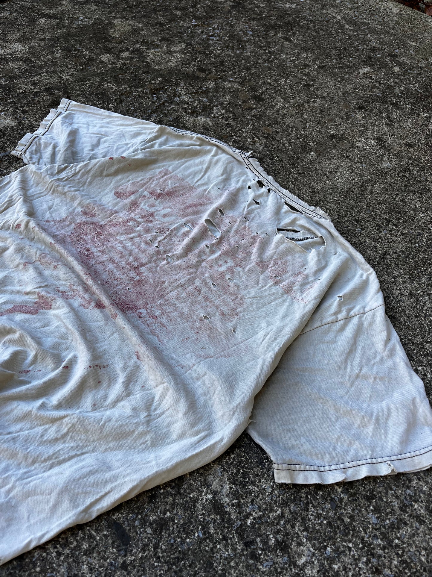 VINTAGE THRASHED METALLICA BAND TEE (XL)