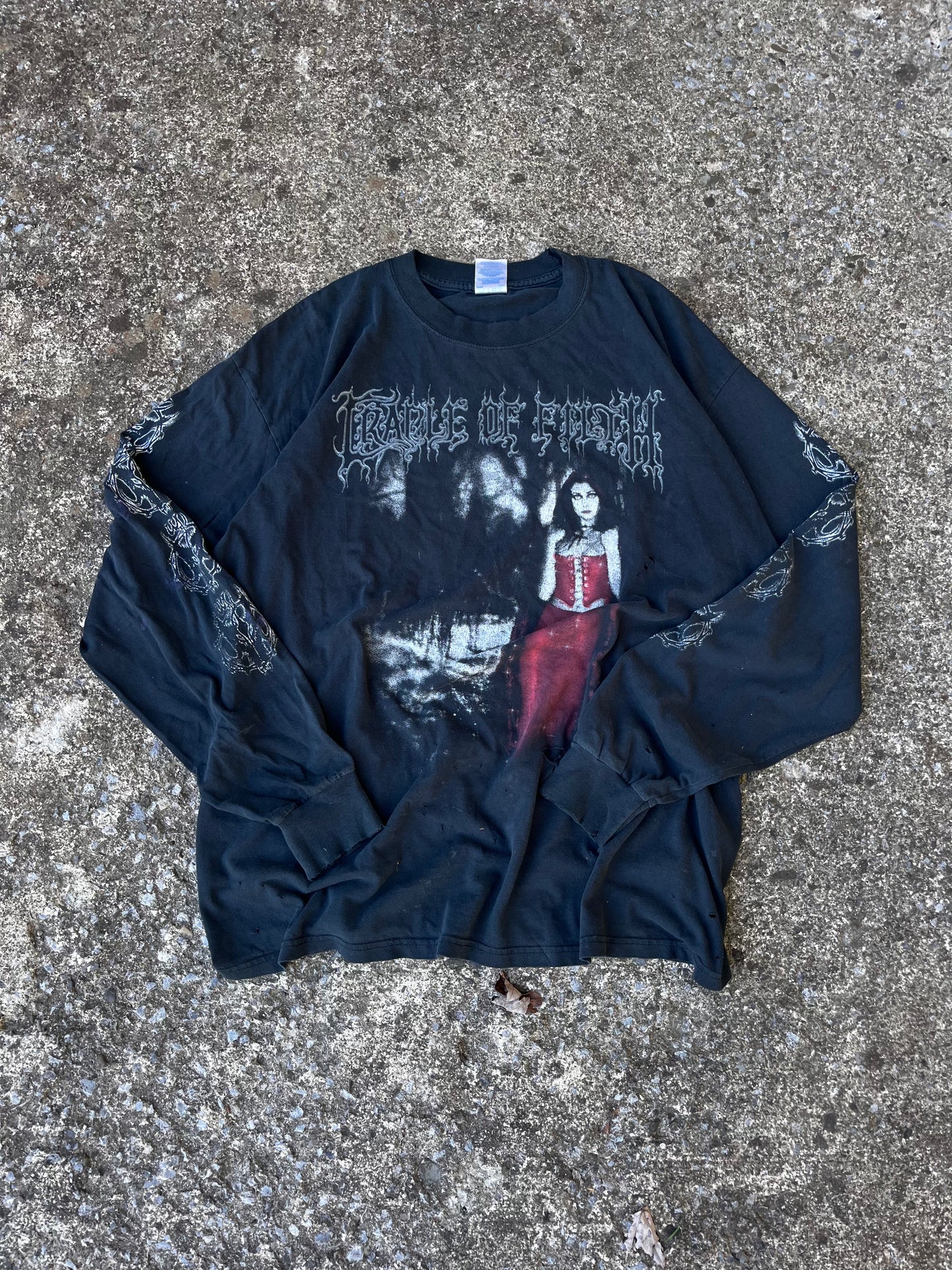 VINTAGE CRADLE OF FILTH LONG SLEEVE BAND TEE (XL)