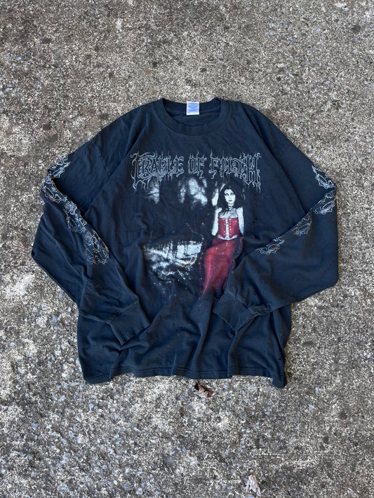 VINTAGE CRADLE OF FILTH LONG SLEEVE BAND TEE (XL)