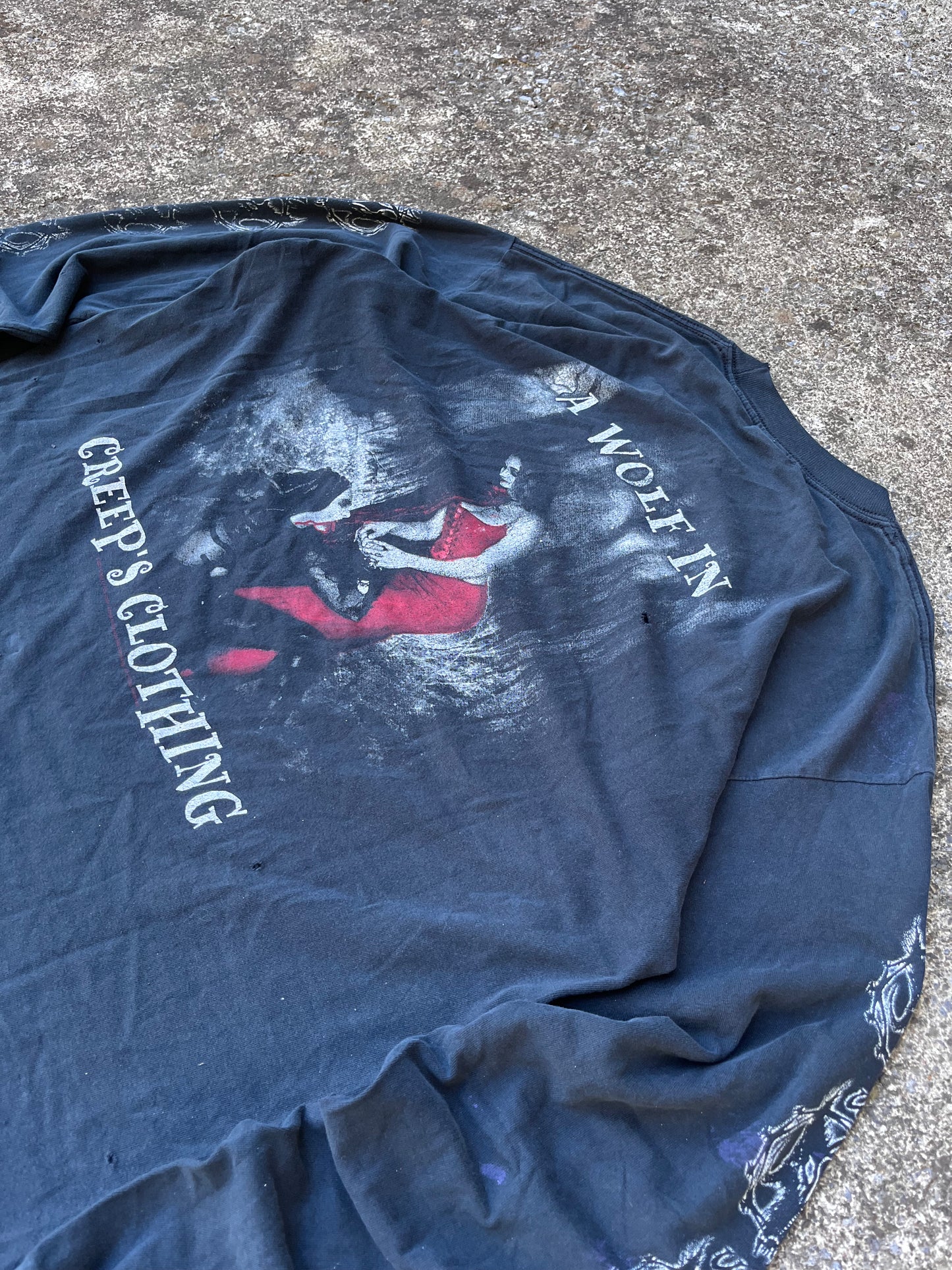 VINTAGE CRADLE OF FILTH LONG SLEEVE BAND TEE (XL)