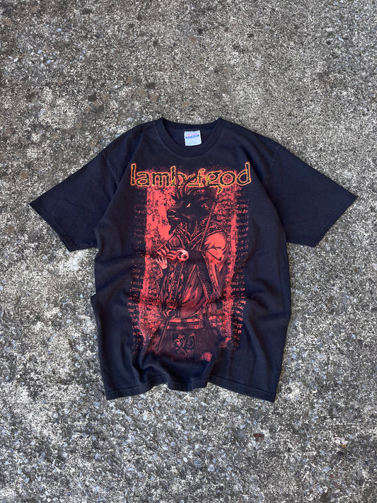 VINTAGE LAMB OF GOD BAND TEE (M)