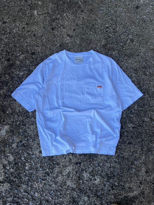 ACNE STUDIOS ESSENTIALS WHITE POCKET TEE (M)