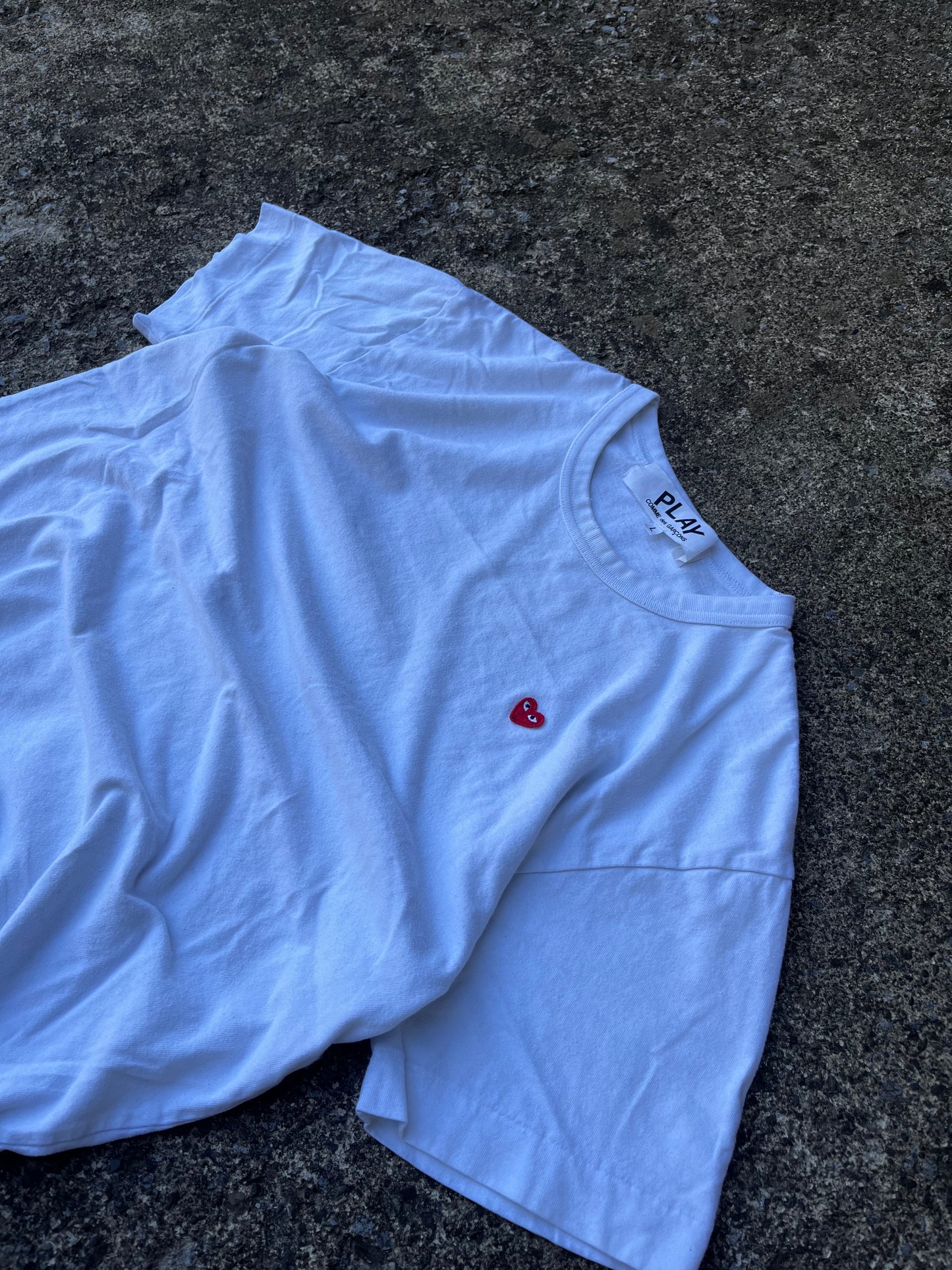 COMMES DES GARCON PLAY LOGO TEE