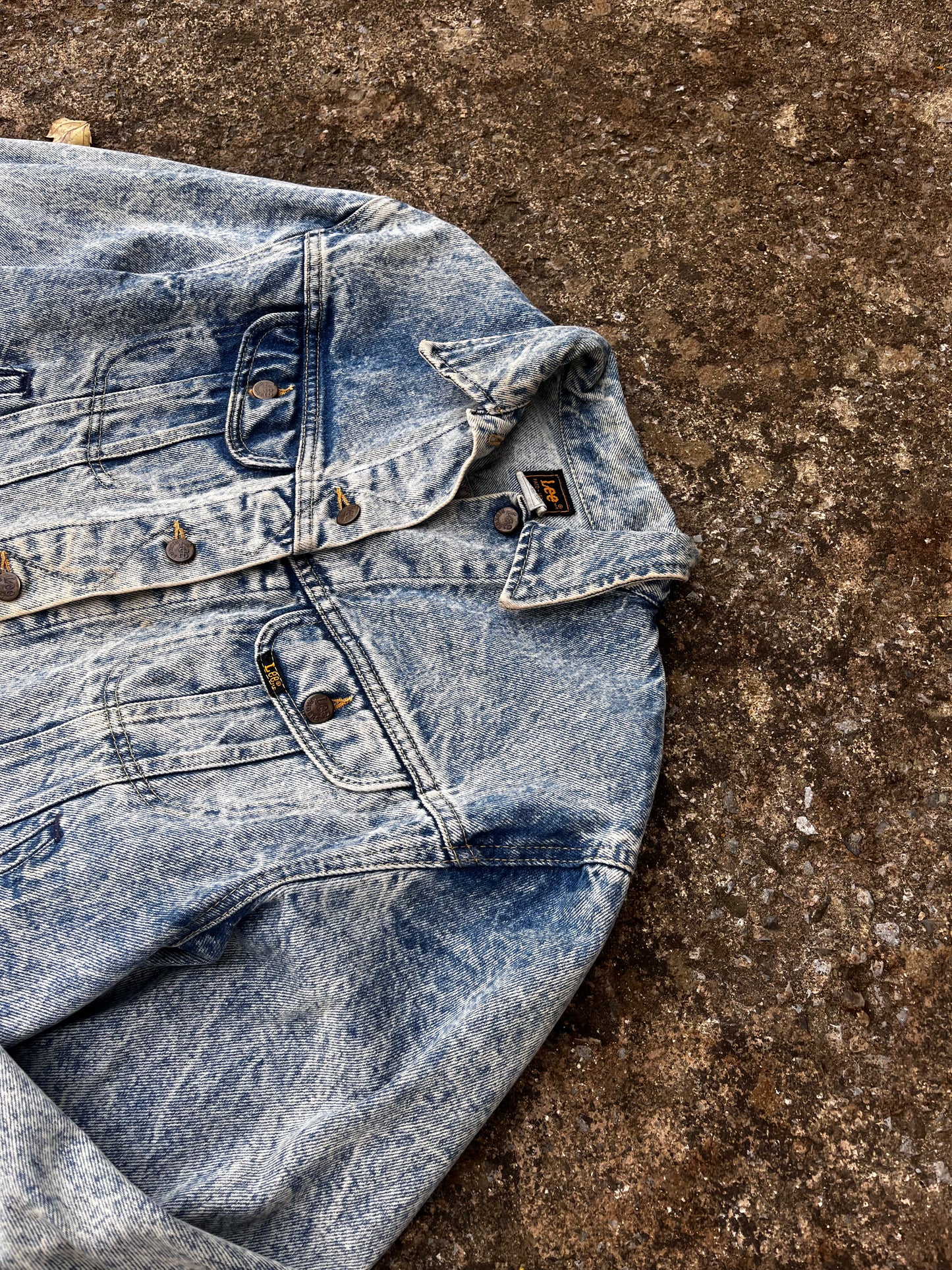 VINTAGE UNION MADE LEE RIDER'S DENIM JACKET (M)