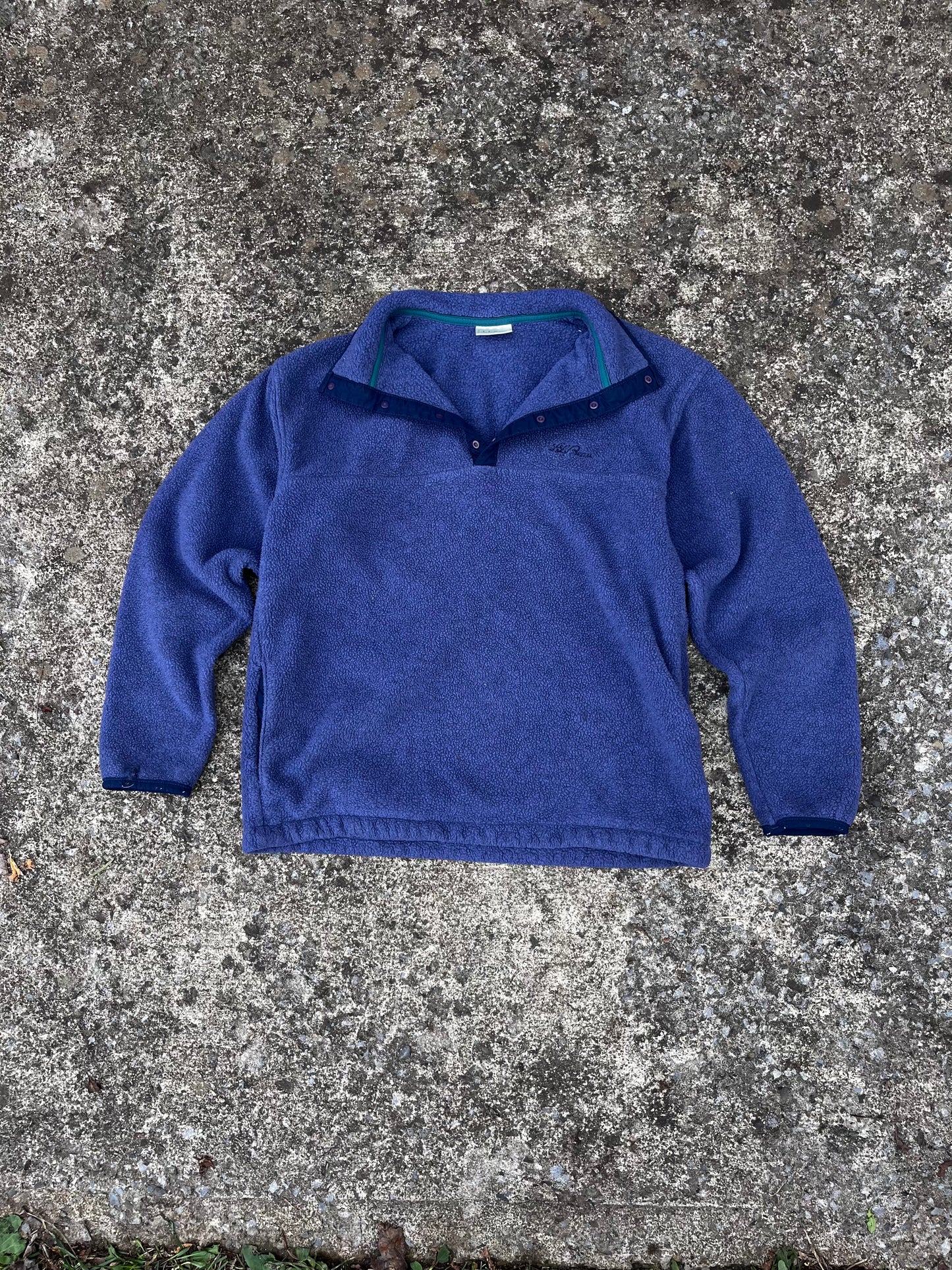 VINTAGE LL BEAN SCRIPT LOGO FLEECE (S)