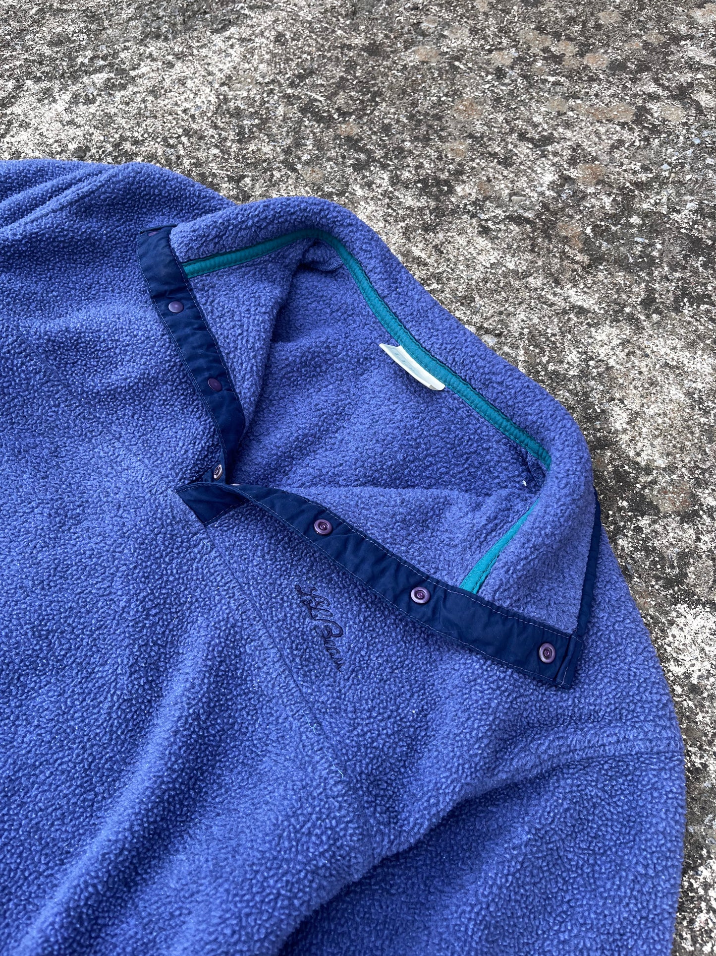 VINTAGE LL BEAN SCRIPT LOGO FLEECE (S)