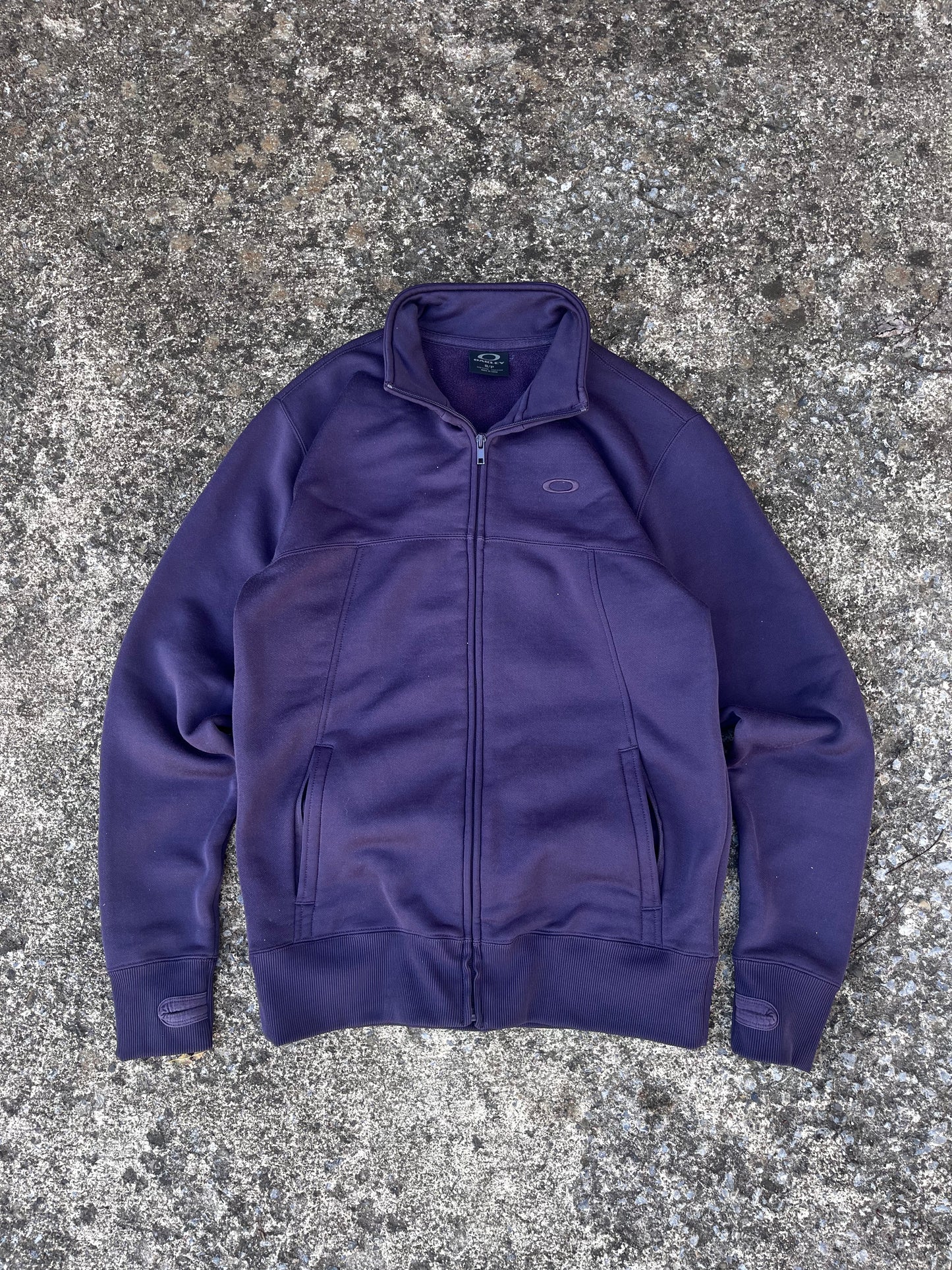 OAKLEY PURPLE ZIP-UP (S)