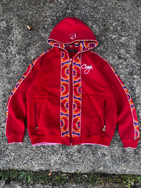 COOGI LINED ZIP UP HOODIE (XXL)