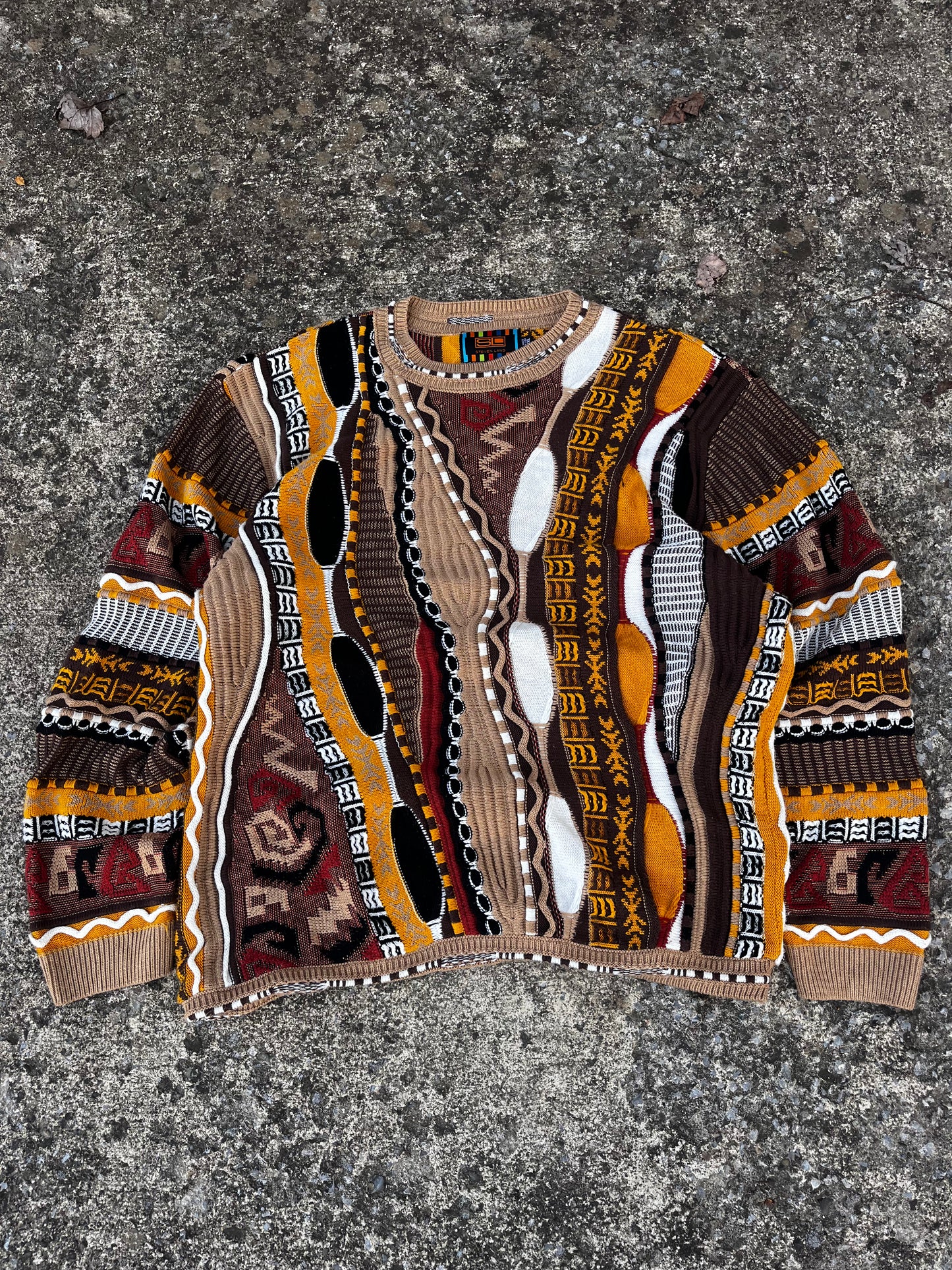 COOGI-STYLE KNIT SWEATER (XXL)