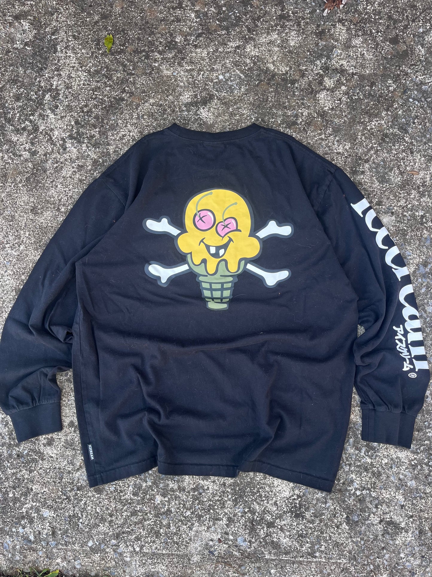 ICE CREAM LOGO LONGSLEEVE (XL)